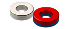 Magneţer NdFeb - cirkelringe magnetiseret aksialt parallel med aksen